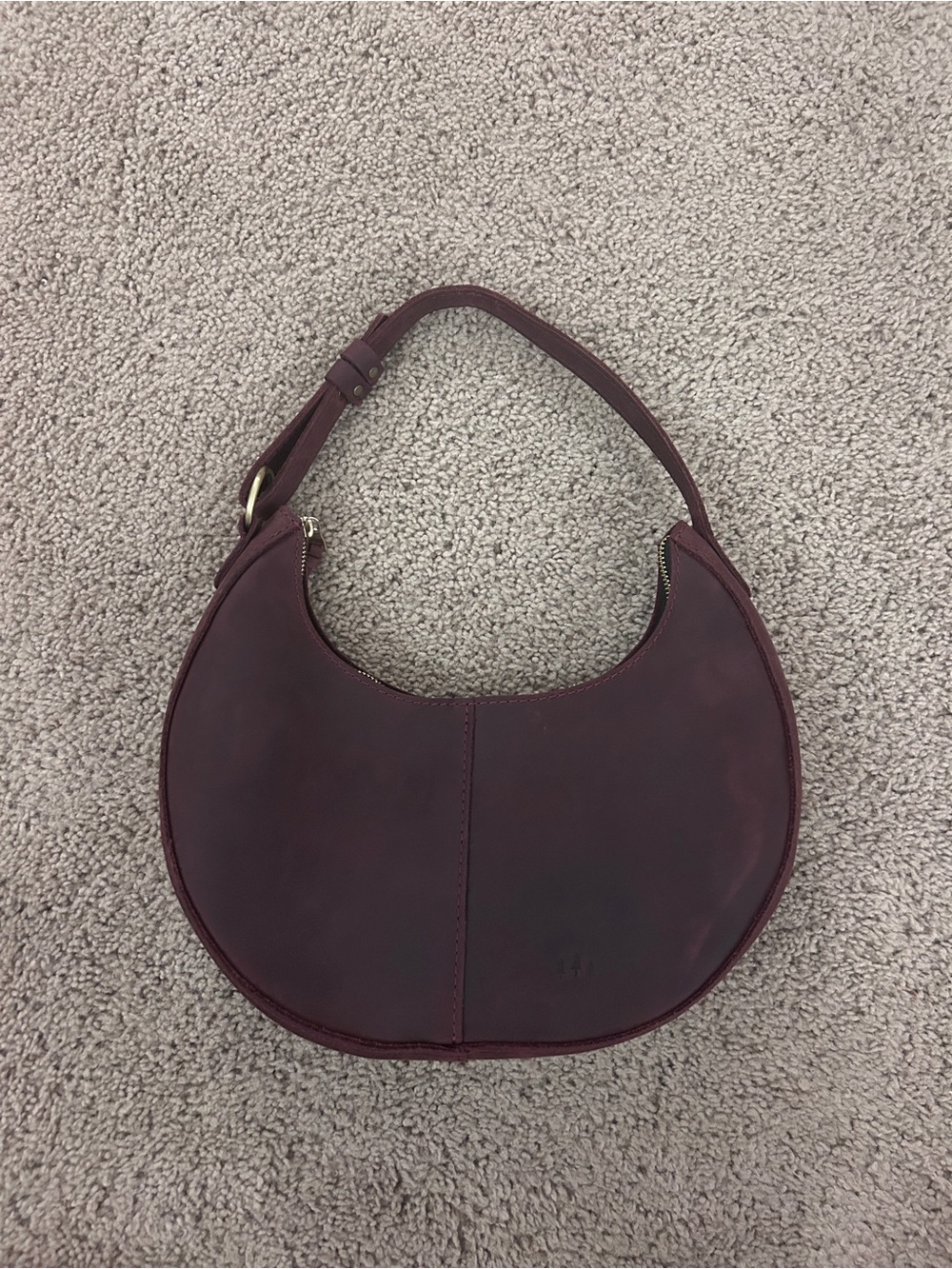 Merlot Nora Crescent Bag - Picture 4 of 5